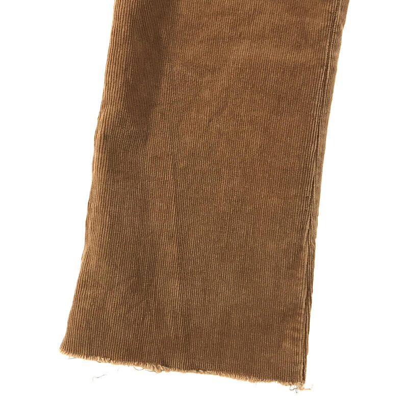 Deuxieme Classe / ドゥーズィエムクラス | 2020AW | ストレッチ コーデュロイ クロップド ブーツカット パンツ | 38 | ベージュ | レディース