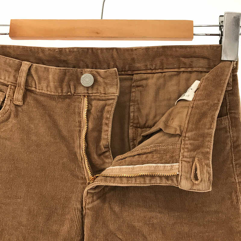 Deuxieme Classe / ドゥーズィエムクラス | 2020AW | ストレッチ コーデュロイ クロップド ブーツカット パンツ | 38 | ベージュ | レディース