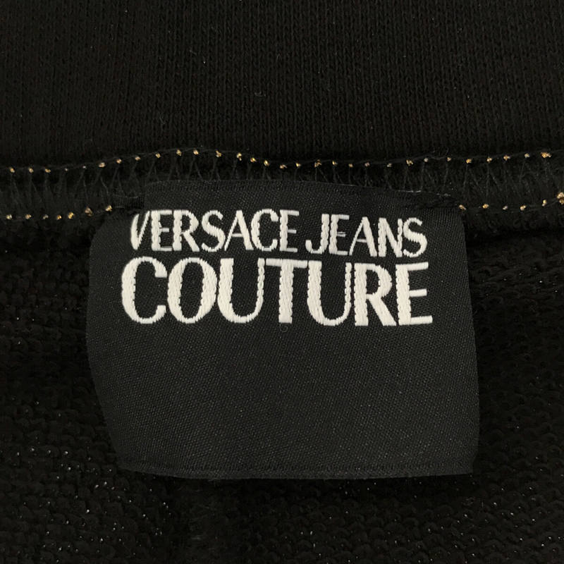 【美品】  VERSACE / ヴェルサーチ | JEANS COUTURE / スウェットイージーパンツ | S | ブラック | メンズ