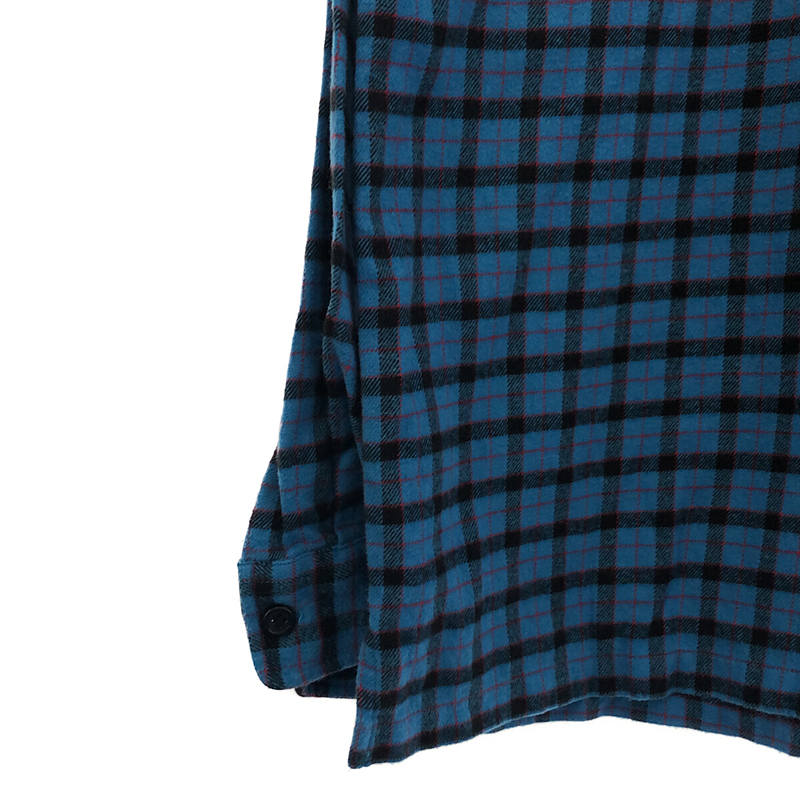 シュプリーム  22SS  Mini Plaid Hooded Shirt ミニプレイドフード付きフランネル長袖シャツ メンズ L