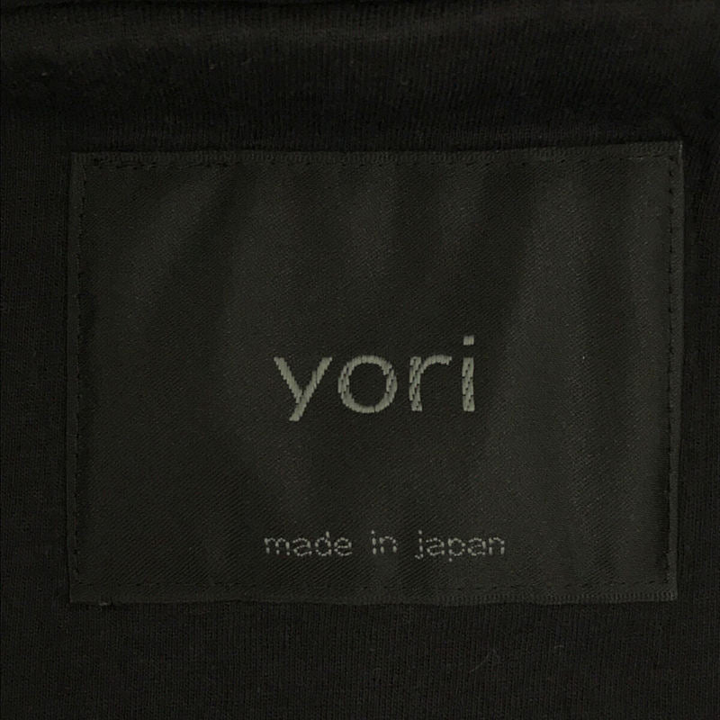 yori / ヨリ | アシンメトリー 変形 ボンディング ロングベスト ジレ