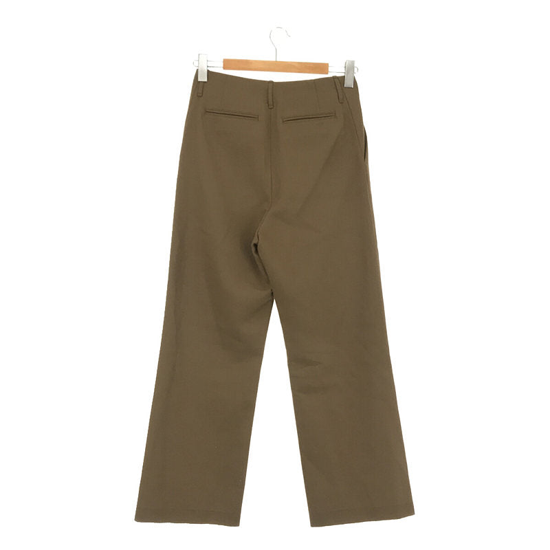 AURALEE / オーラリー | 130'S LIGHT MELTON WIDE SLACKS ライトメルトンワイドスラックス パンツ | 1 |