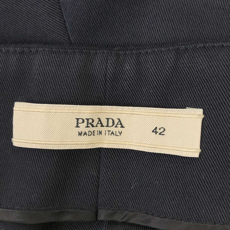 PRADA / プラダ | イタリア製 コットン ローライズ センタープレス