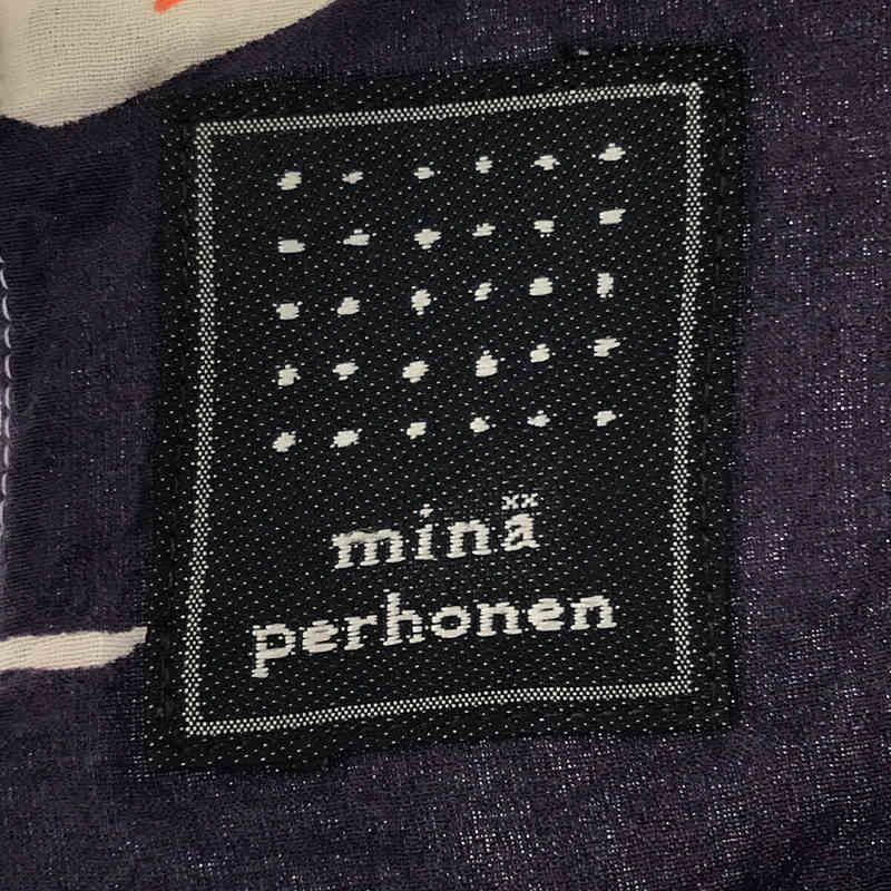 mina perhonen / ミナペルホネン | 2015SS | hana tricot ケープスリーブワンピース | 36 | パープル | レディース