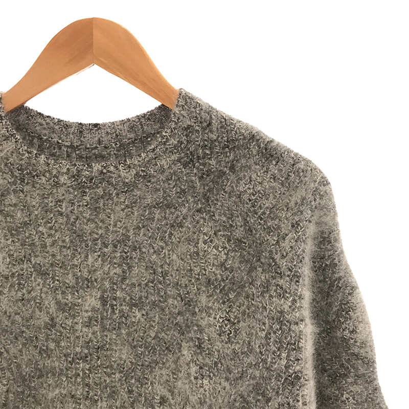 BATONER / バトナ— | 2022AW FOX-WOOL CREW NECK KNIT ウール フォックス クルーネック ニット セーター |  2 |