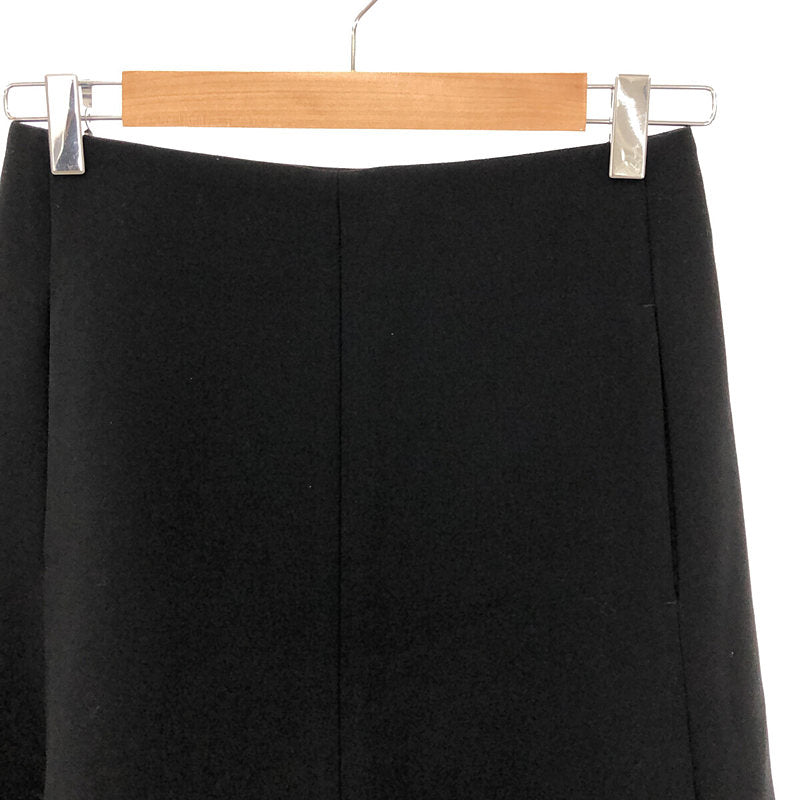 [Good Condition] AP STUDIO | High Twist Wool Flare Skirt | Size 36 | Black | Women's