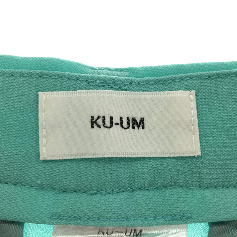 KU-UM / クウム | スラックスパンツ | 40 | ターコイズ | レディース