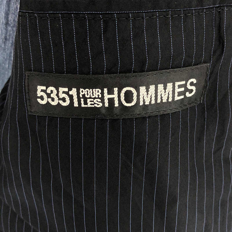 5351POUR LES HOMMES / 5351プール オム | ウールリネン 1Bテーラード