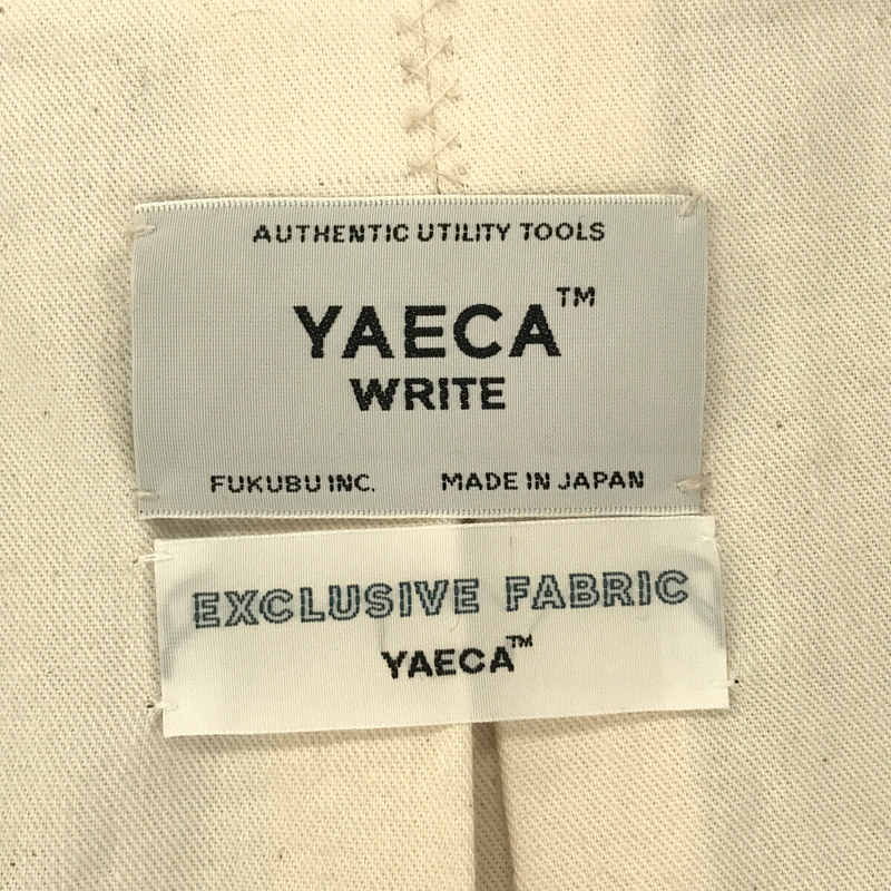 YAECA WRITE / ヤエカライト | ウール リネン オーバー ロング ステン