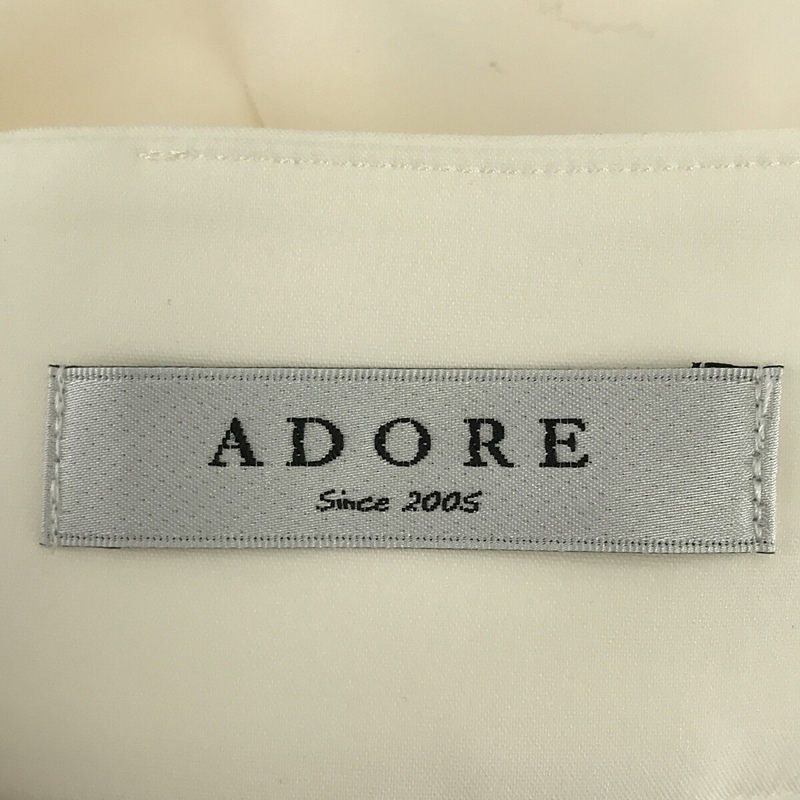 ADORE / アドーア | コットン ナイロン ストレッチ フレア ワイド