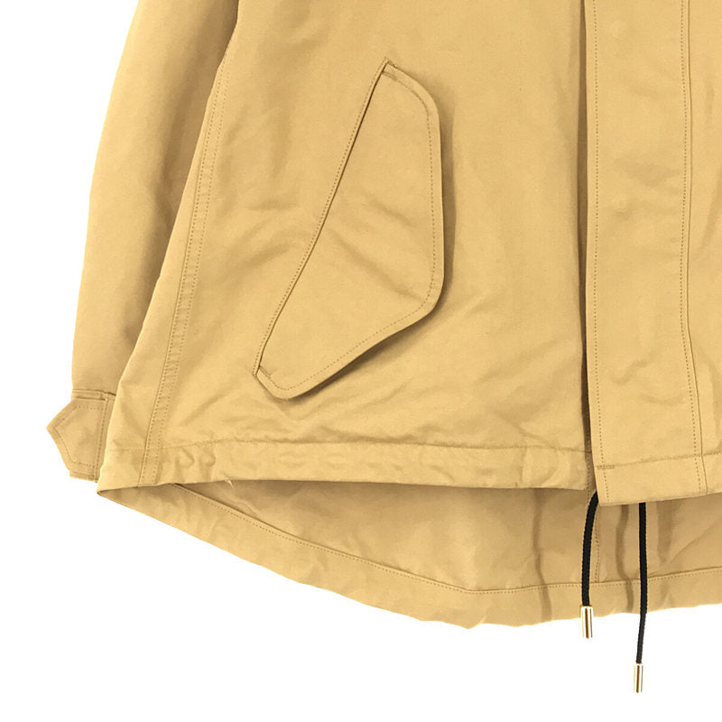 THE RERACS / ザリラクス | 2019SS | M65 SHORT MODS COAT ポリエステル ナイロン ショート モッズ コート  | 36 | ベージュ | レディース