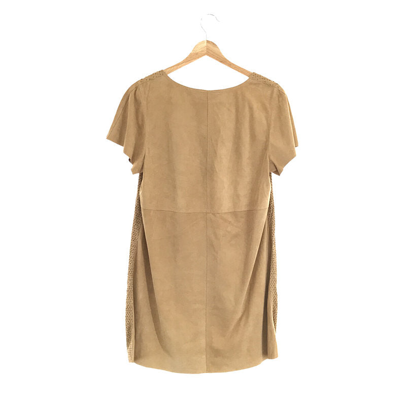 [狀況良好] DROMe |全皮套頭衫 | S |米色 |女性的