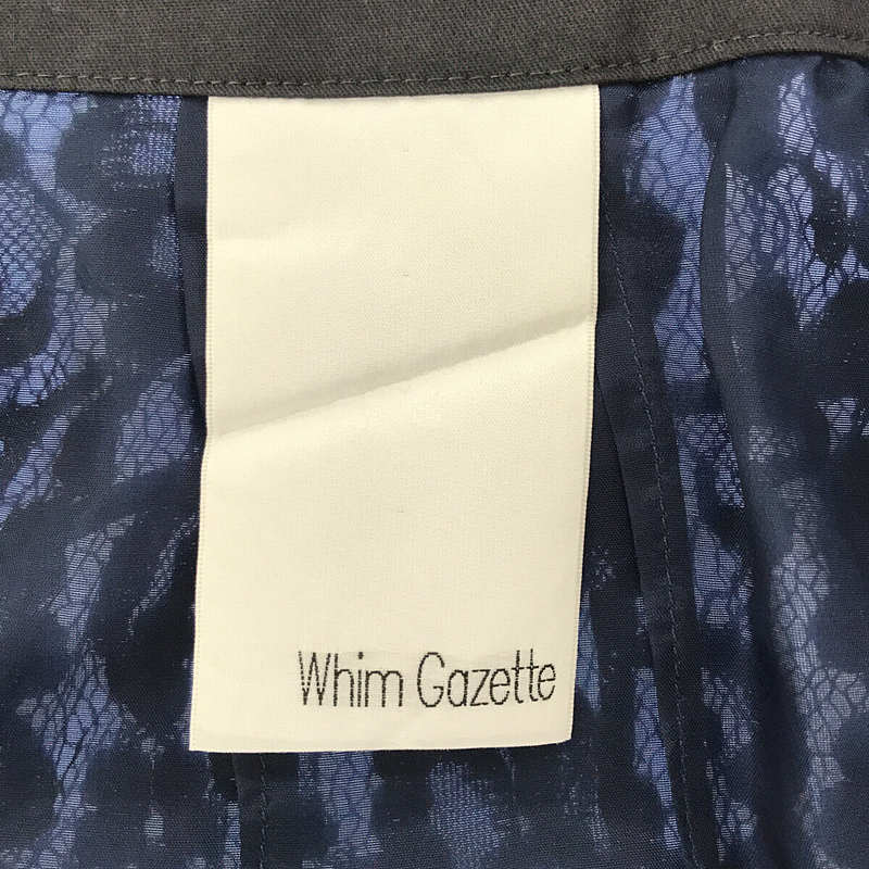 Whim Gazette / ウィムガゼット | ナイロン コットン フラワー レース