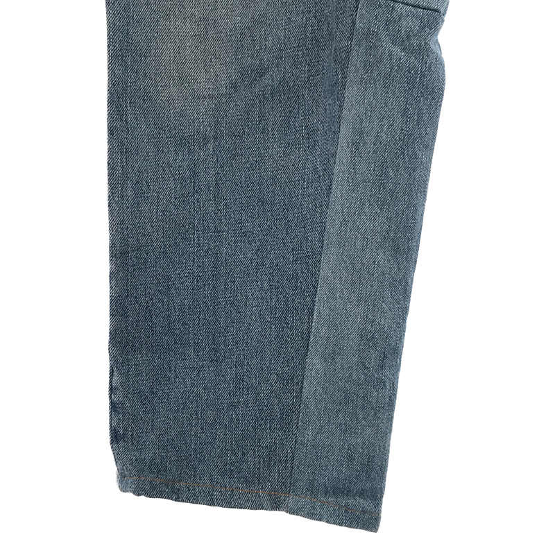 SEEALL / シーオール | Reconstructed belted buggy denim リメイク 再