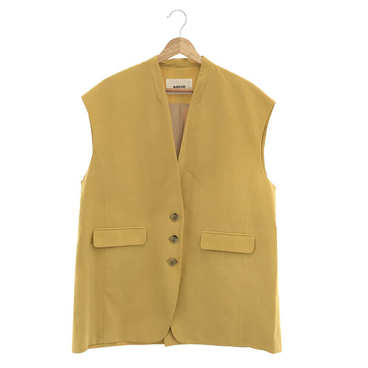 MACHATT / Machat | No-collar over vest | Yellow | Women's