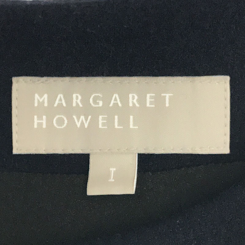MARGARET HOWELL / マーガレットハウエル | ウール 裏地 シルク クルー 