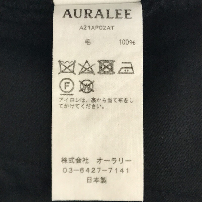 AURALEE / オーラリー | 2021AW | WOOL LING YARN MILLED JERSEY PANTS