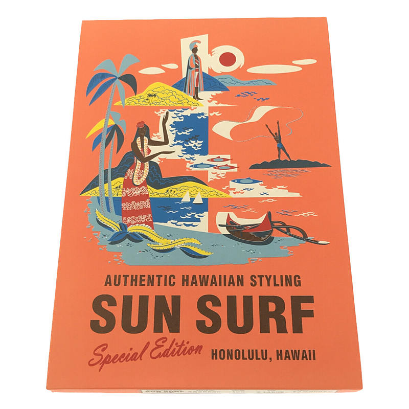 【新品】  SUN SURF / サンサーフ | 一富士二鷹三茄子 EAGLE & Mt. FUJI アロハシャツ | XL | ネイビー | メンズ