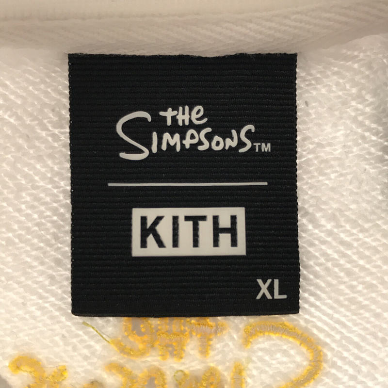KITH / キス | × THE SIMPSONS シンプソンズ コラボ マージ ボックスロゴ 刺繍 スウェット | XL |
