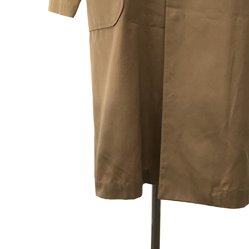 【美品】  08sircus / ゼロエイトサーカス | 2018SS | trompel’ oeil collar less coat ノーカラーコート | 1 | beige | レディース