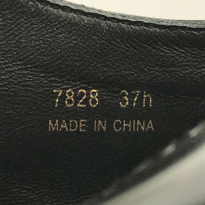 【美品】  UNITED ARROWS / ユナイテッドアローズ | UWMSC ウイングチップ レースアップ プラットフォーム シューズ | 37 1/2 | ブラック | レディース