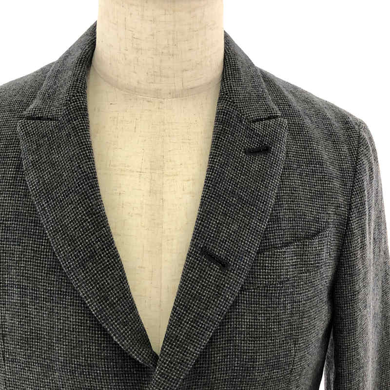 ウールカシミヤ美品【 BRUNELLO CUCINELLI 】カシミヤ混ジャケット [46]