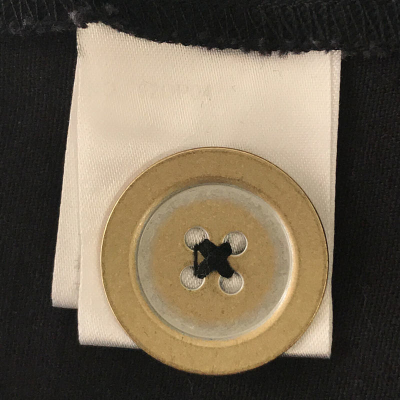 foufou / フーフー | THE DRESS #17 open collar button one piece オープンカラー ゴールドボタン  ドレス ワンピース | 0 |