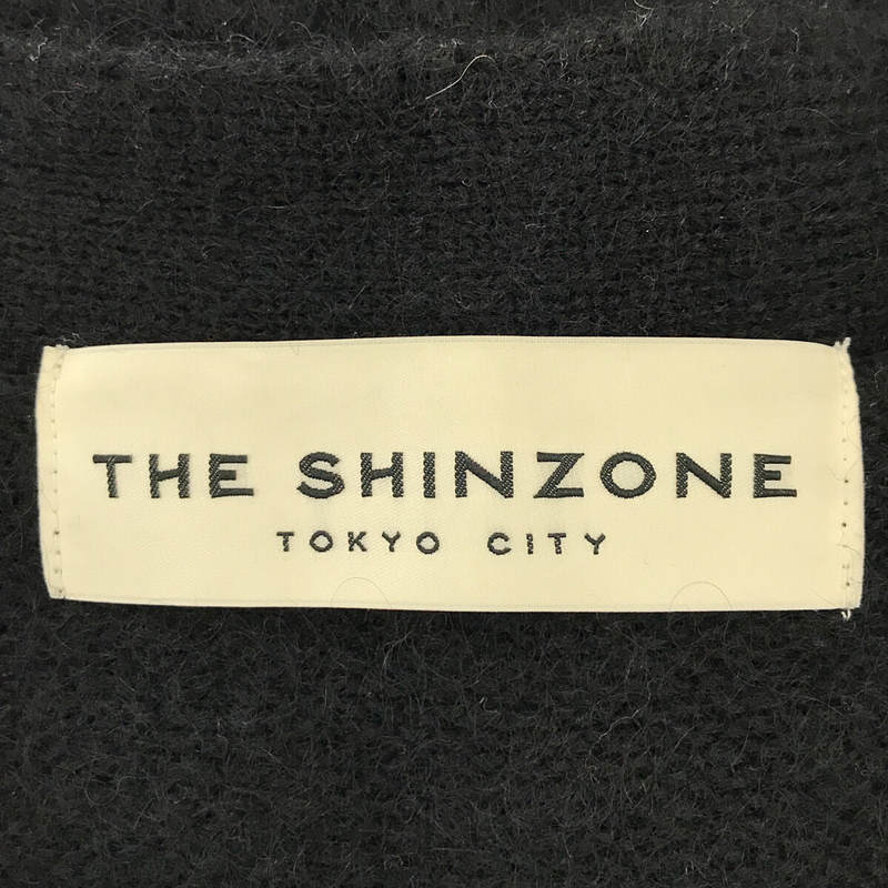 THE　shinzone dandelion boxy cardigan モヘア