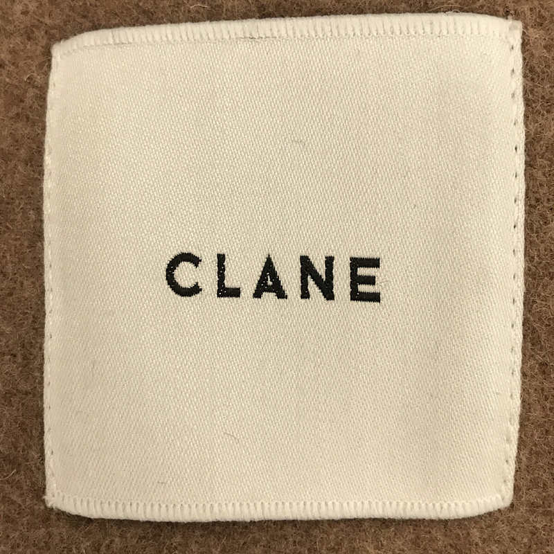 CLANE / クラネ | ARCH SLEEVE REVER COAT アーチスリーブ リバーコート | 2 | ライトブラウン | レディース