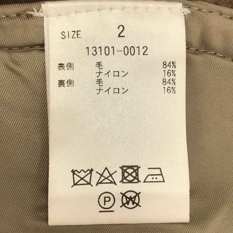 CLANE / クラネ | ARCH SLEEVE REVER COAT アーチスリーブ リバーコート | 2 | ライトブラウン | レディース