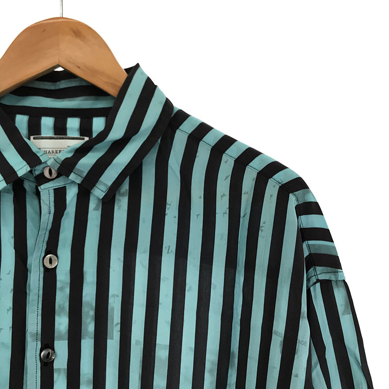 SHAREEF / シャリーフ | INKJET STRIPE SHIRTS BLOUSON レーヨン