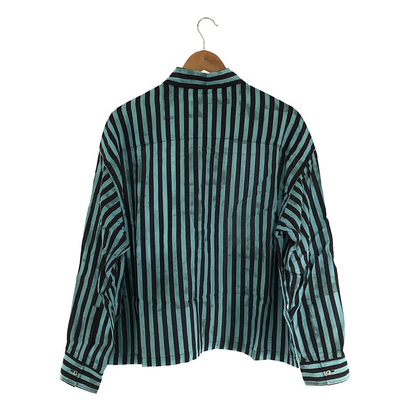 SHAREEF / シャリーフ | INKJET STRIPE SHIRTS BLOUSON レーヨン