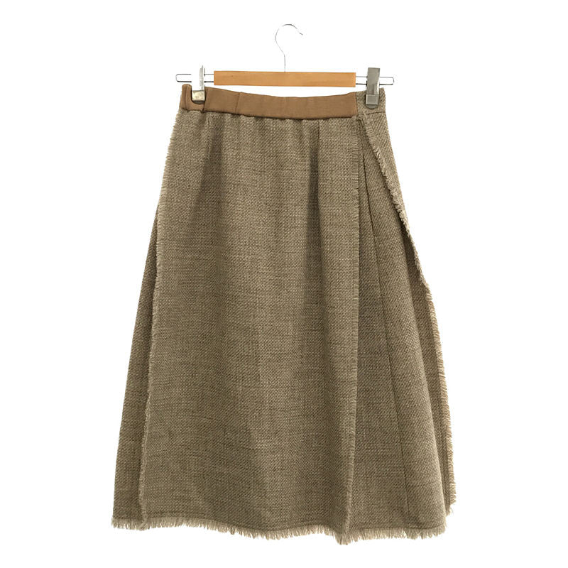 スカートDrawer ドゥロワー ウール ロングスカート サイズ36 美品