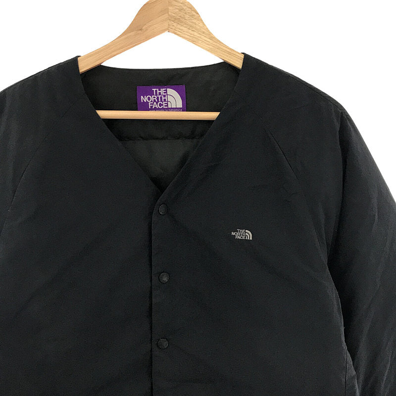 THE NORTH FACE PURPLE LABEL / ザノースフェイスパープルレーベル | DOWN CARDIGAN ND2059N 光電子  ノーカラーダウンジャケット | L |