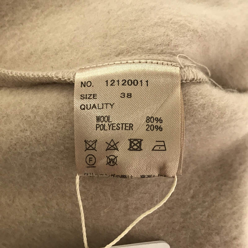 定価¥41800TODAYFUL /21AW/Wool Over Coat BK 38サイズ