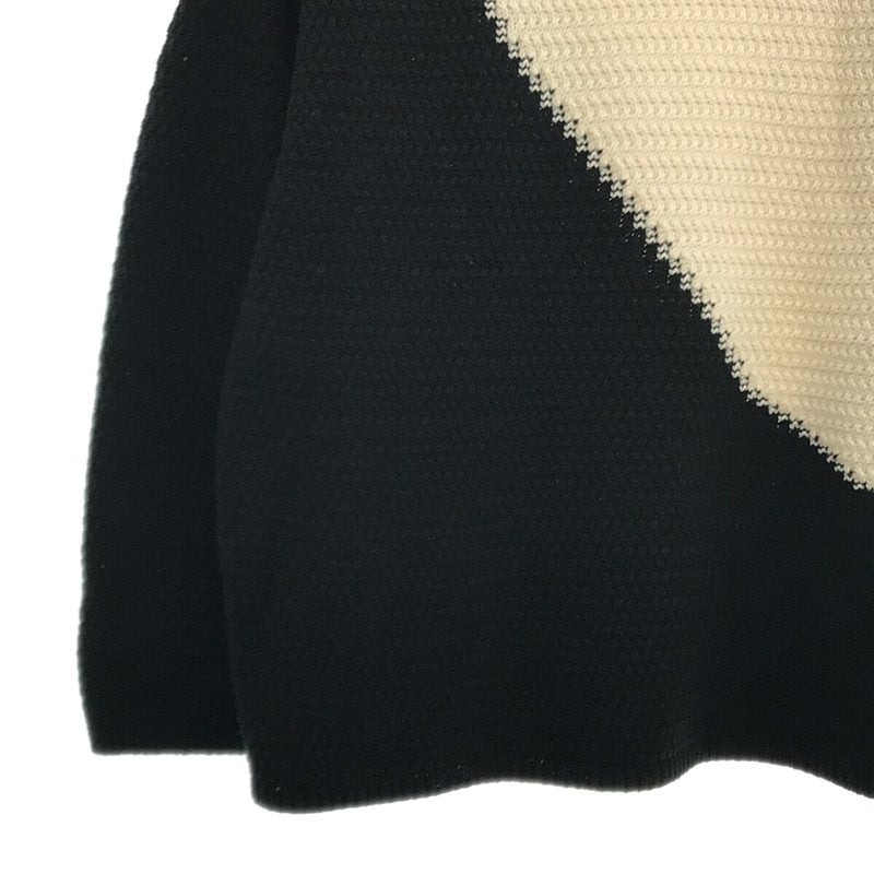 6(ROKU) / ロク | BICOLOR KNIT PULLOVER バイカラーニットプル