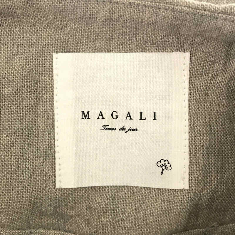 MAGALI / マガリ | 2022SS | トリプルウォッシュリネン タック