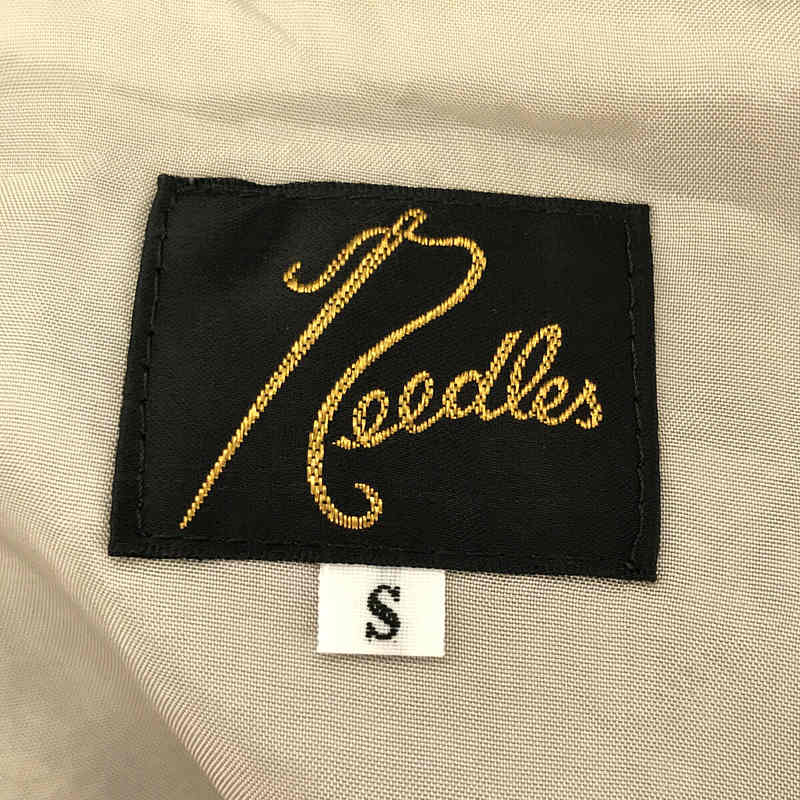 Needles / ニードルス | S.C. Sir Coat - Poly/Cu Paisley Jacquard 総柄 総刺繍 ペイズリー  ジャガード ノーカラー ジップ ブルゾン ジャケット | S |