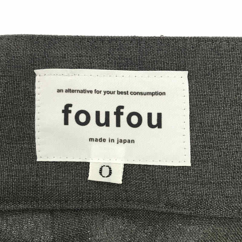 foufou / フーフー | semi-tight skirt セミタイト スカート サイド