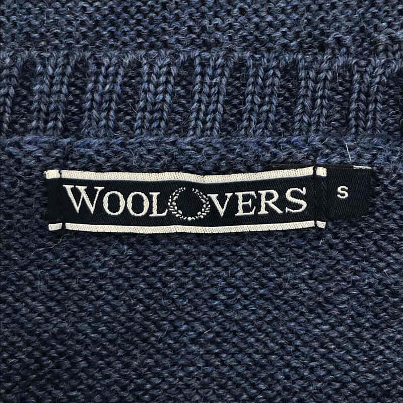 【美品】 WOOL OVERS  ウールオーバーズ　ガンジーセーター