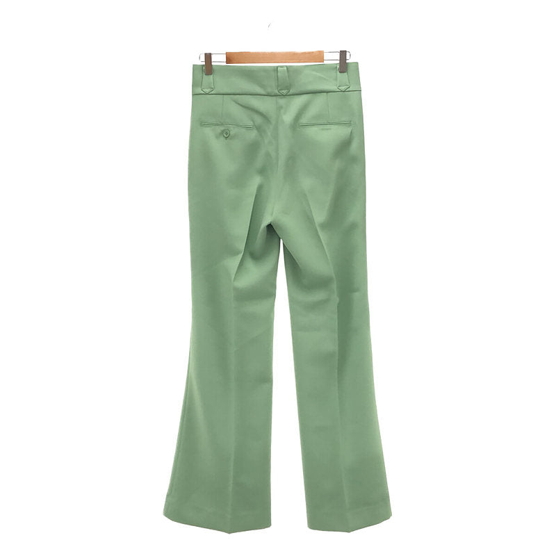 SHIKITARI / シキタリ | 2023SS | PINTUCK MEGA FLARE SLACKS GREEN