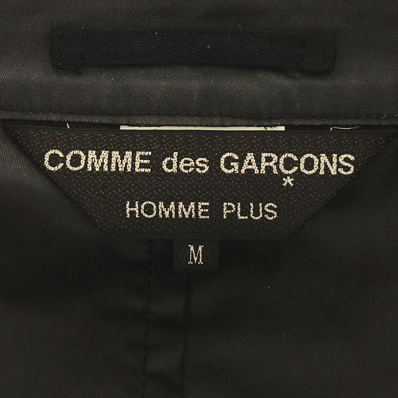 【新品】  COMME des GARCONS HOMME PLUS / コムデギャルソンオムプリュス | AD2021 | インサイドアウトドッキング千鳥格子コート | M | ブラウン調 | メンズ