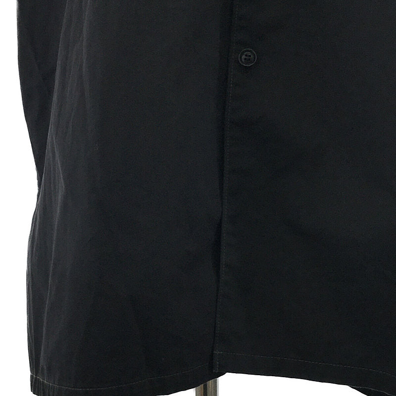 Y's / ワイズヨウジヤマモト | コットン オーバーサイズ スリット オープンカラー シャツ ワンピース コート | 2 |