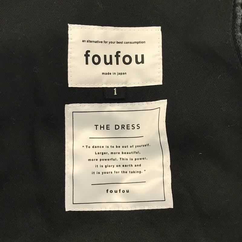 foufou / フーフー | THE DRESS #20 us medical no sleeve dress