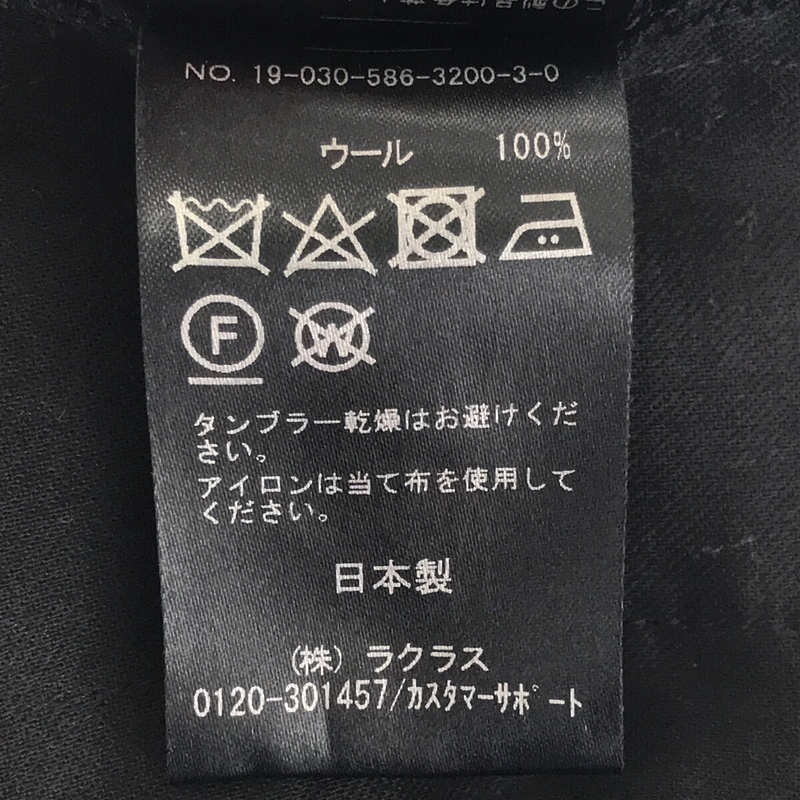 AP 工作室 |羊毛拉鍊休閒褲 | 32 |黑色 |女性的