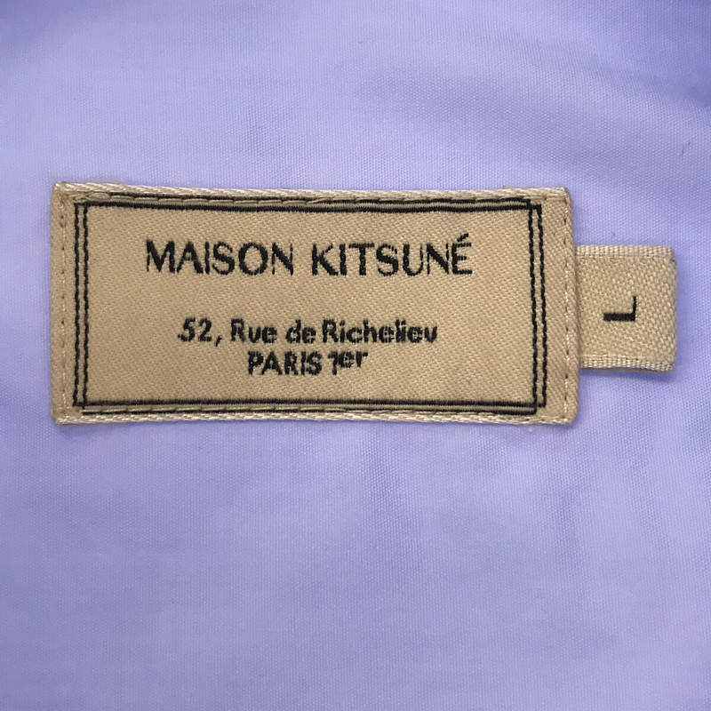MAISON KITSUNE / メゾンキツネ | パネル切替 ラージポケット 半袖シャツ | L | マルチカラー | メンズ