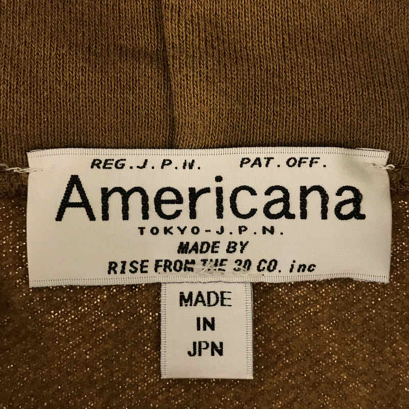 Deuxieme Classe / ドゥーズィエムクラス | AMERICANA フードサイドZIPスウェットワンピース | F | カーキ | レディース