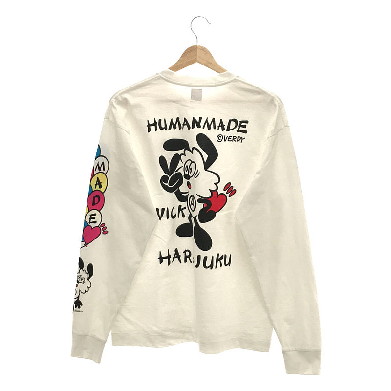 HUMAN MADE / ヒューマンメイド | × VERDY ロングスリーブTシャツ | M |