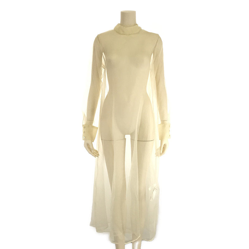 [Good Condition] AMERI | LONG VEST SET SHEER DRESS with belt and petticoat dress | S | Gordo | Women's