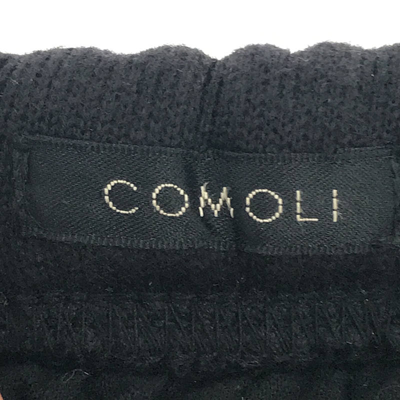 COMOLI / コモリ | コットン ウール 裏起毛 スウェット パンツ | 1 |